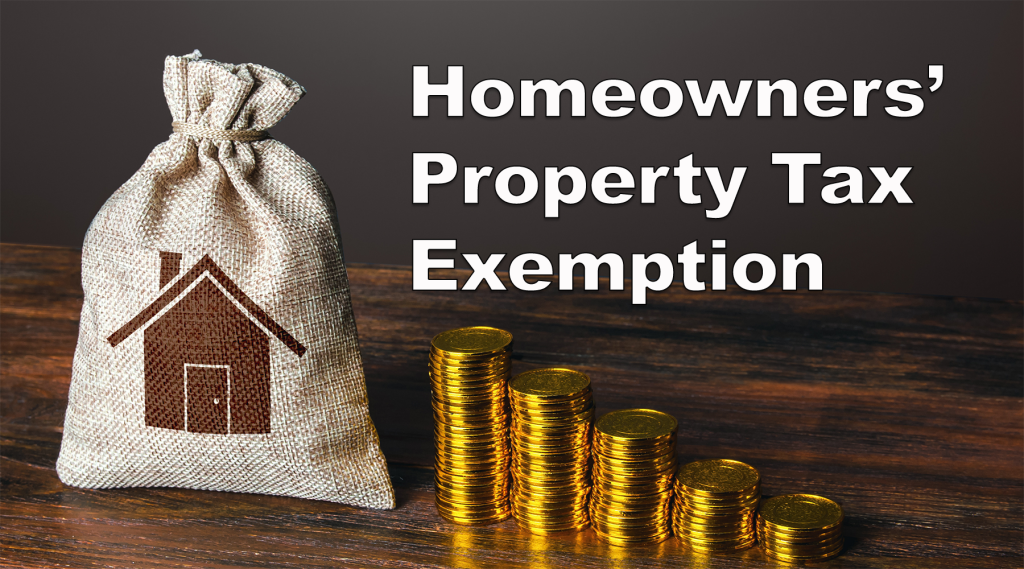 Homeowners’ Property Tax Exemption